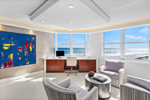 Home Office, Interior, Living room, Recessed Lighting, Water