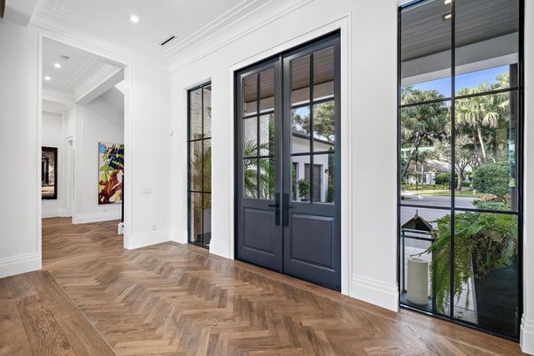 Interior, Recessed Lighting, Wood Texture Flooring