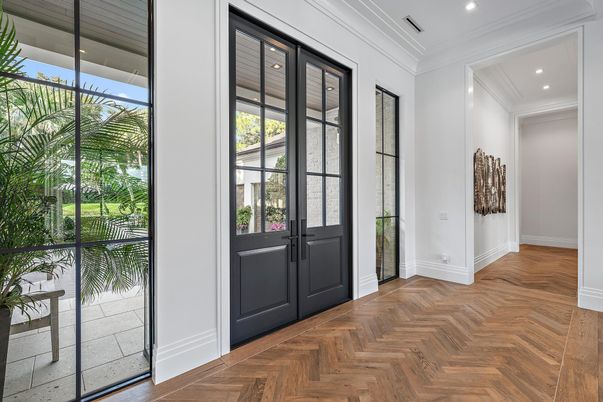 Interior, Recessed Lighting, Wood Texture Flooring