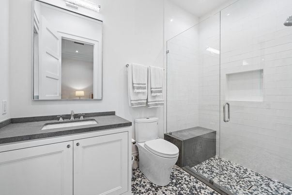 Bathroom, Glass Shower, Interior
