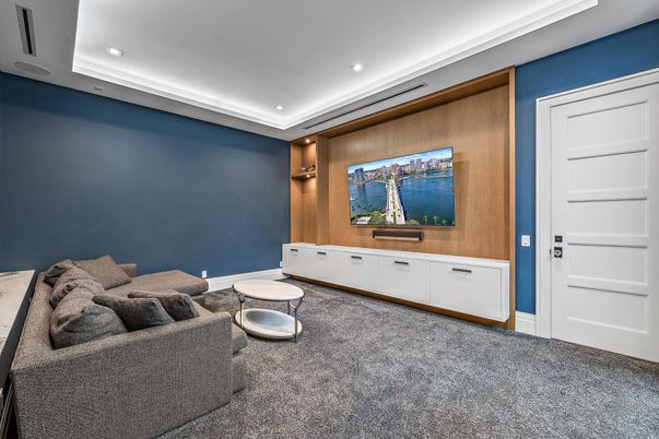Interior, Living room, Recessed Lighting