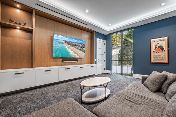Interior, Living room, Recessed Lighting
