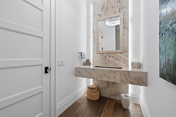Bathroom, Interior, Wood Texture Flooring