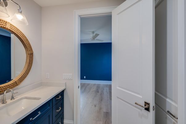 Bathroom, Interior, Wood Texture Flooring