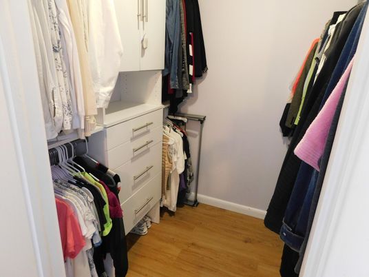 Interior, Walk-in Closets, Wood Texture Flooring