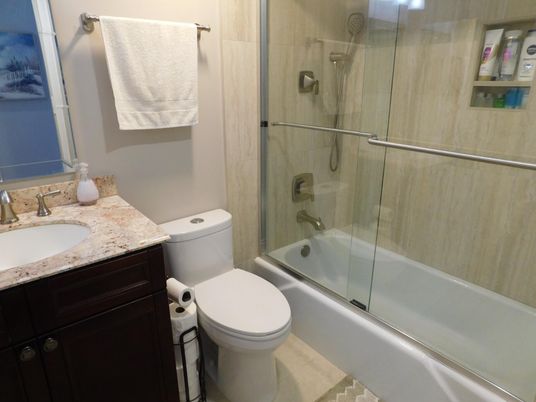 Bathroom, Glass Shower, Interior