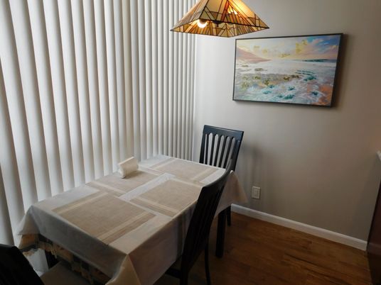 Dining room, Interior, Wood Texture Flooring
