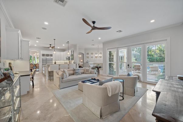 Dining room, Interior, Kitchen, Living room, Pendant Lights, Recessed Lighting