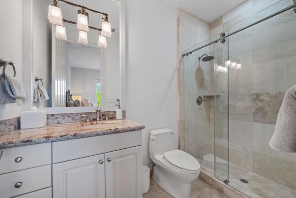 Bathroom, Glass Shower, Interior