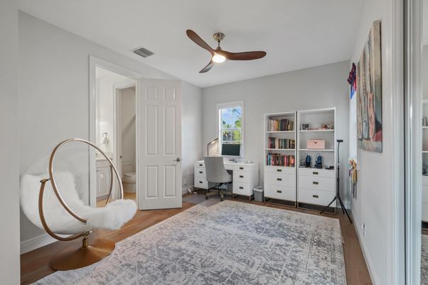 Home Office, Interior, Wood Texture Flooring