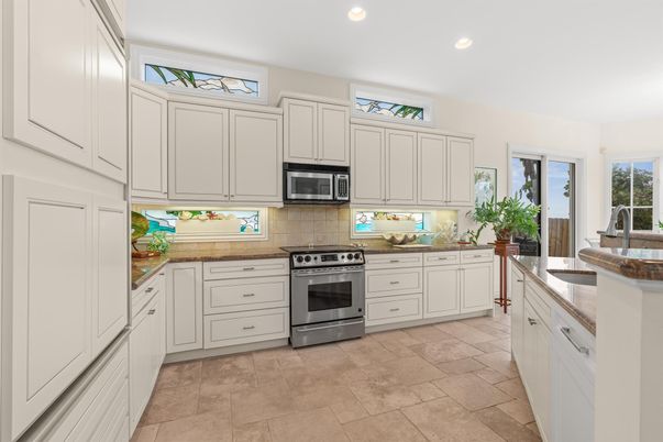 Interior, Kitchen, Recessed Lighting, Stainless Steel Appliances