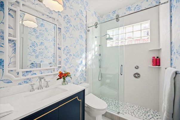 Bathroom, Glass Shower, Interior