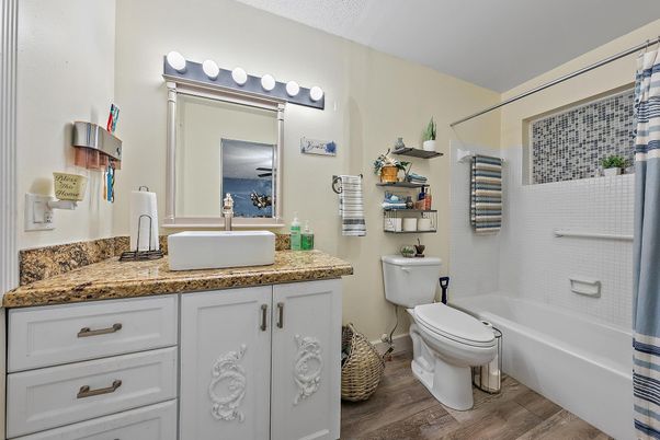 Bathroom, Interior, Wood Texture Flooring