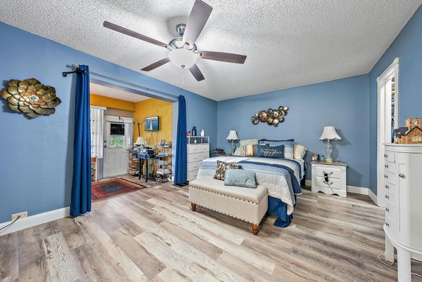 Bedroom, Interior, Wood Texture Flooring