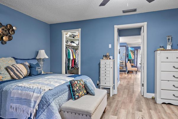 Bedroom, Interior, Wood Texture Flooring