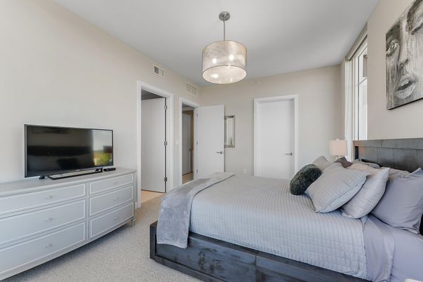 Bedroom, Interior, Pendant Lights