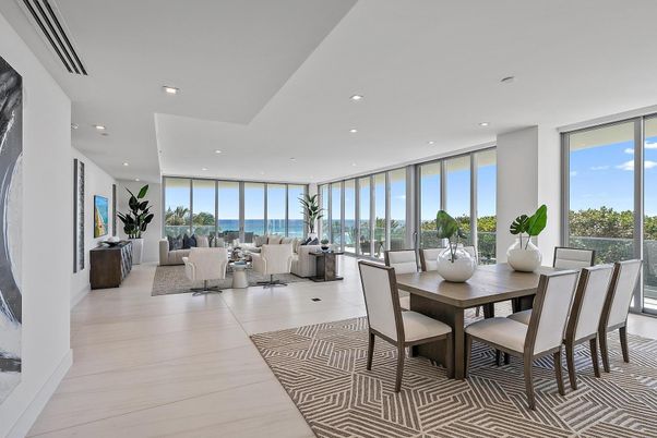 Dining room, Interior, Living room, Recessed Lighting, Water