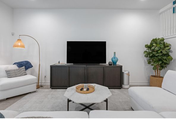 Interior, Living room, Recessed Lighting