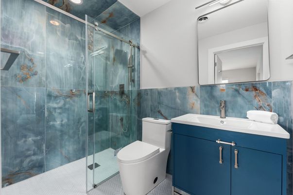 Bathroom, Glass Shower, Interior