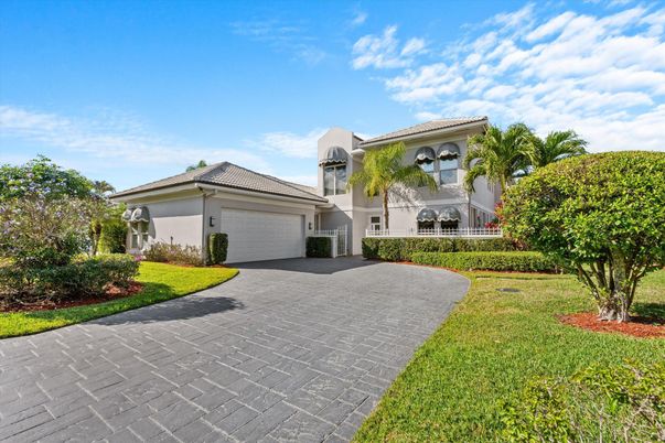 Attached, Backyard, Exterior, Facade, Mediterranean