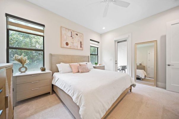 Bedroom, Interior, Recessed Lighting