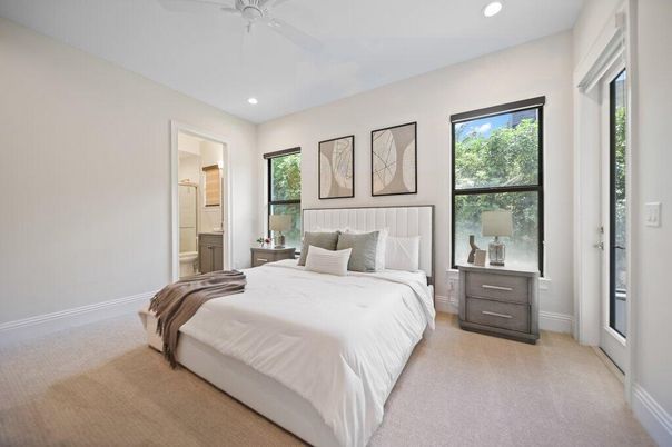 Bedroom, Interior, Recessed Lighting