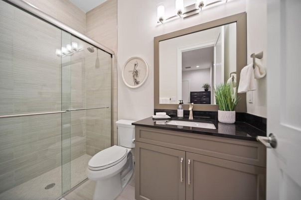 Bathroom, Glass Shower, Interior