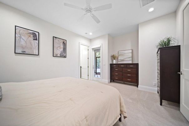 Bedroom, Interior, Recessed Lighting