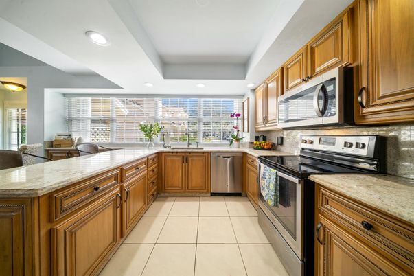 Interior, Kitchen, Recessed Lighting, Stainless Steel Appliances