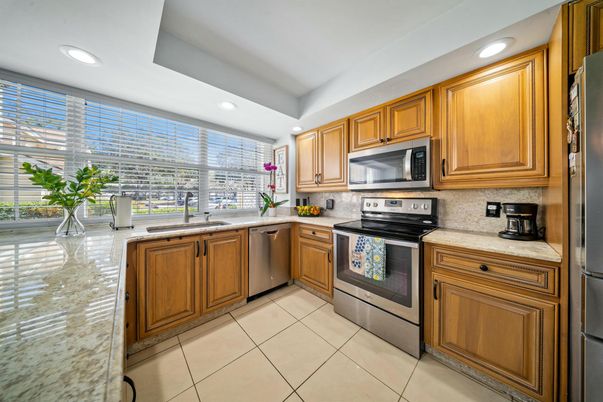 Interior, Kitchen, Recessed Lighting, Stainless Steel Appliances