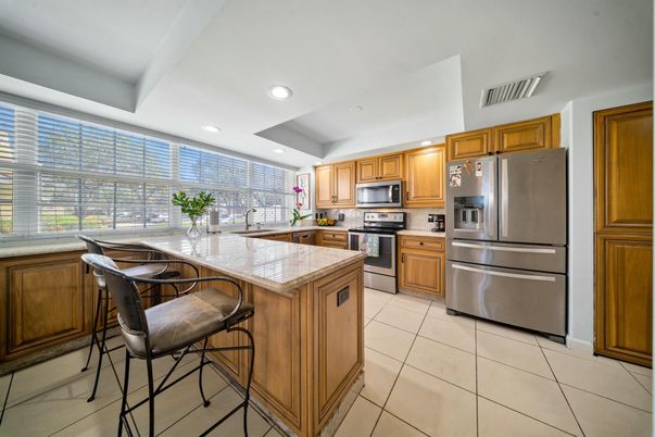 Interior, Kitchen, Recessed Lighting, Stainless Steel Appliances