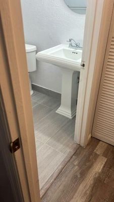 Bathroom, Interior, Wood Texture Flooring