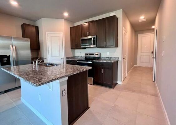 Interior, Kitchen, Recessed Lighting, Stainless Steel Appliances