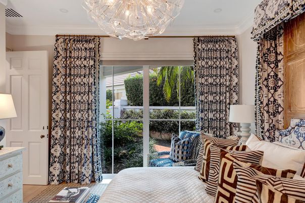 Bedroom, Chandelier, Interior