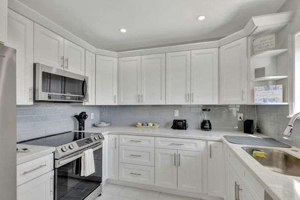 Interior, Kitchen, Recessed Lighting, Stainless Steel Appliances