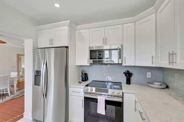 Interior, Kitchen, Recessed Lighting, Stainless Steel Appliances