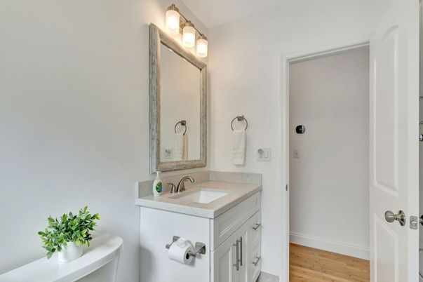 Bathroom, Interior, Wood Texture Flooring