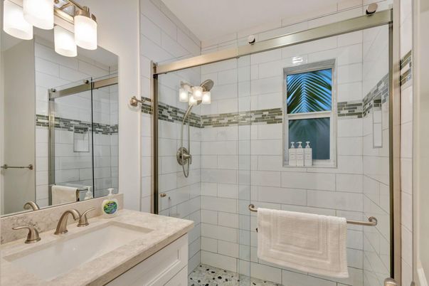 Bathroom, Glass Shower, Interior
