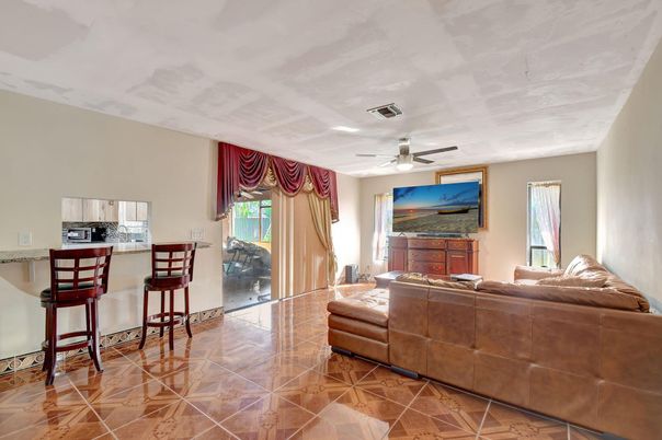 Interior, Kitchen, Living room