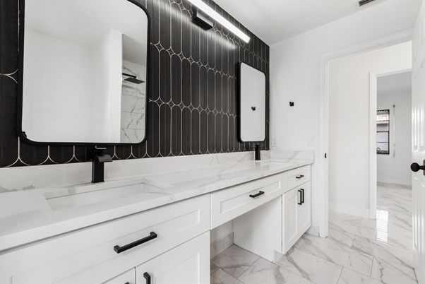 Bathroom, Dual Sink Vanities, Interior, Marble