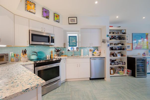 Interior, Kitchen, Recessed Lighting, Stainless Steel Appliances