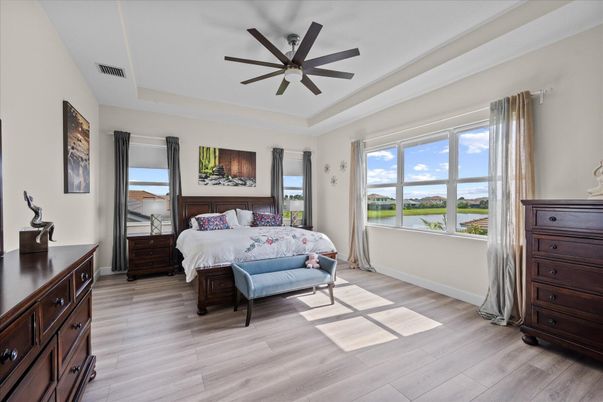 Bedroom, Interior, Water, Wood Texture Flooring