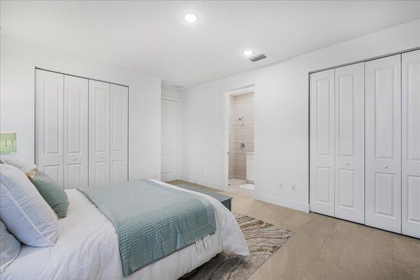 Bedroom, Interior, Recessed Lighting