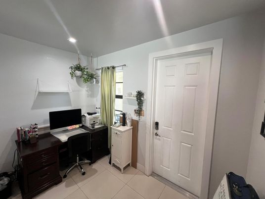 Home Office, Interior, Recessed Lighting