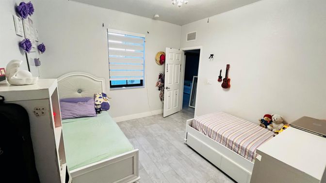 Bedroom, Interior, Wood Texture Flooring