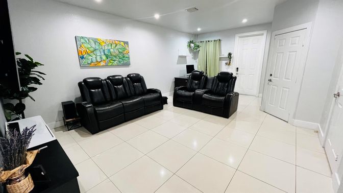 Home Theatre Room, Interior, Recessed Lighting
