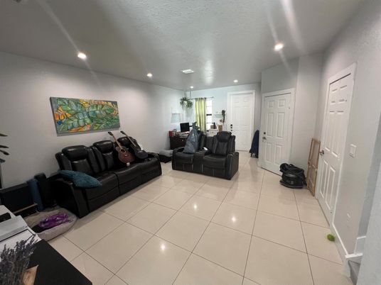 Interior, Living room, Recessed Lighting