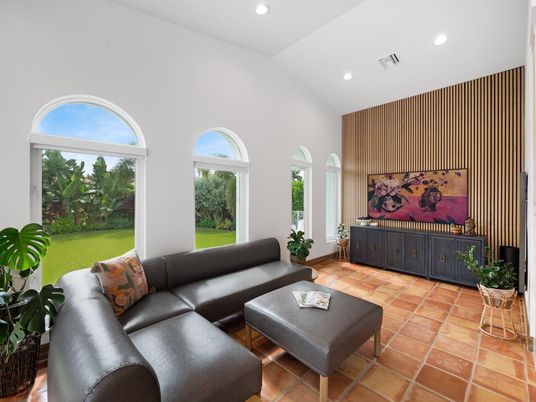 Interior, Living room, Recessed Lighting