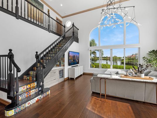 Interior, Pendant Lights, Recessed Lighting, Water, Wood Texture Flooring