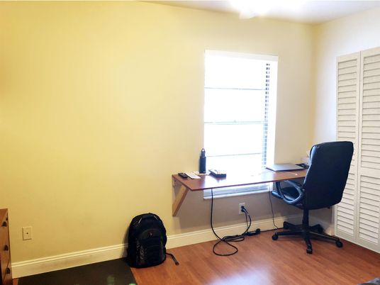 Home Office, Interior, Wood Texture Flooring